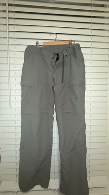 The North Face Men's Gray Outdoor Hiking Camping Pants Lightweight Trail Apparel