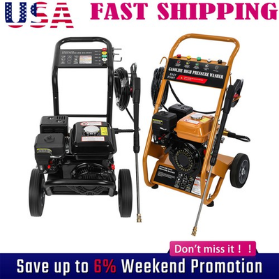 #ad Gas Pressure Washer 5 Nozzles Gas Powered Washer 7HP 2.6 GPM 212cc $277.67