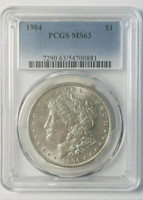 1904 P Morgan Silver Dollar PCGS MS-63