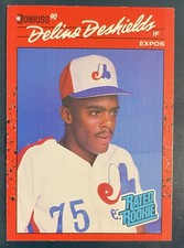 DELINO DESHIELDS Rated Rookie #42 Donruss 1990