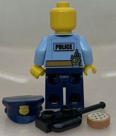 LEGO&reg; Minifigure Town City Police Cop Gold Officer Tie cty743 cty0743