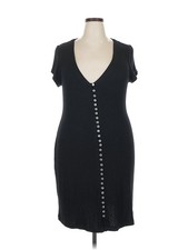 Reformation Jeans Women Black Casual Dress 3X Plus