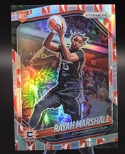 2025 Panini WNBA Prizm #47 Rayah Marshall RC Logo Prizm Rookie Connecticut Sun