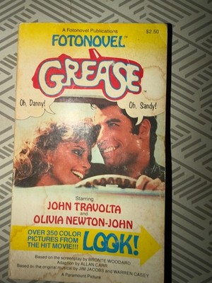Grease Fotonovel 1st Print 1978 - John Travolta & Olivia Newton-John