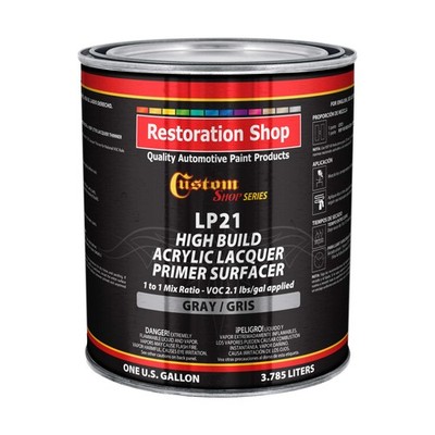 Custom Shop Premium High Build Acrylic Lacquer Primer Surfacer, 1 Gallon