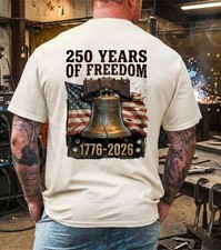 Freedom 250th Anniversary USA 250 Years Independence Apparel 2026 T-Shirt