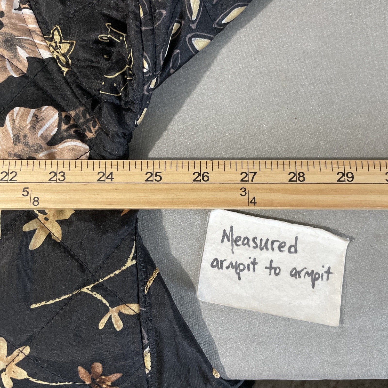 Upcycled Patchwork Silk Jacket Size Large Black E… - image 12