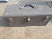 Vintage Kennedy 20โ Portable Toolbox K-20 Wrinkle Brown made in the USA