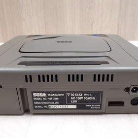 SEGA Saturn Console Bundle w/ 2 Controllers Memory Card & 5 Games Tested JP