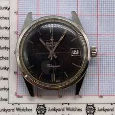 Rare Buren Intra-Matic 1322 Swiss 30 Jewels Automatic Watch Repair Spares Parts