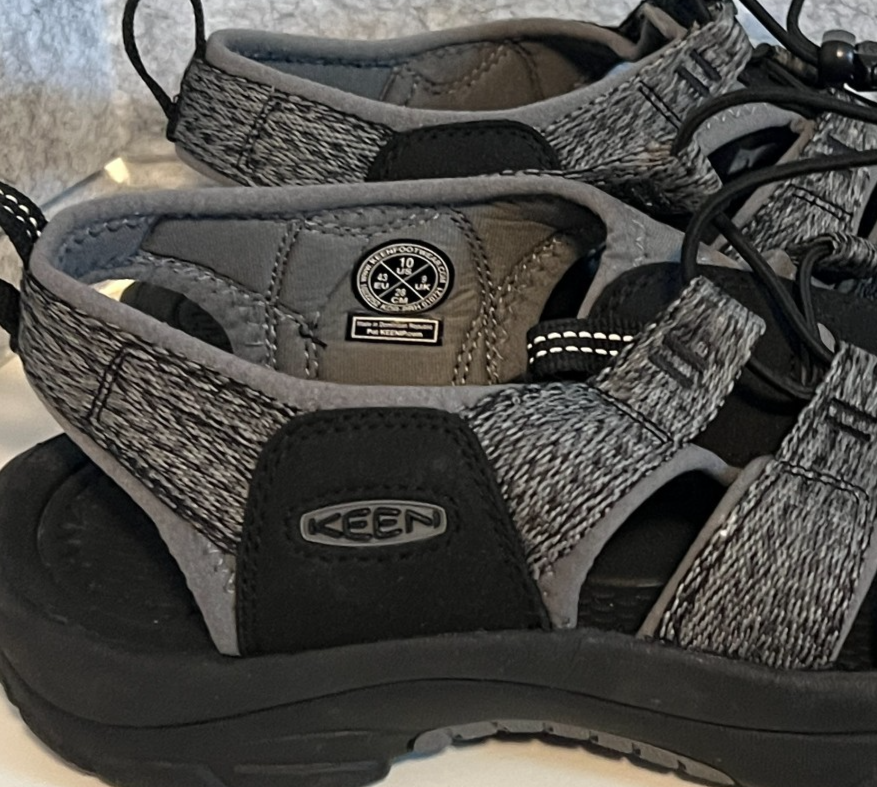 Keen Uomo 1022252 Newport H2 Sandalo Acqua Punta Chiusa Taglia 10M Nero Grigio Acciaio