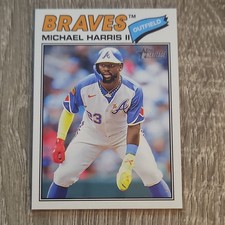 2026 Topps Heritage Michael Harris II Base Set #342 Atlanta Braves