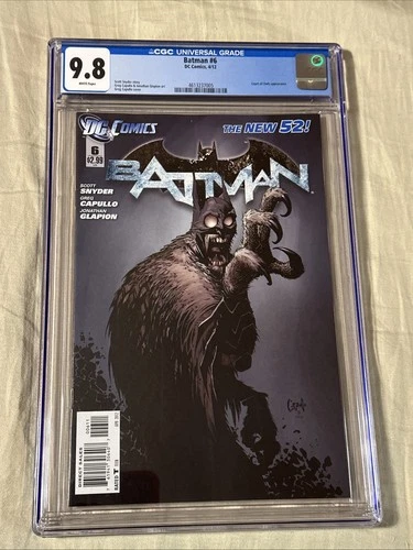 Batman #6 (DC Comics 2012) CGC 9.8 Graded First FULL Appearance Court of Owls!