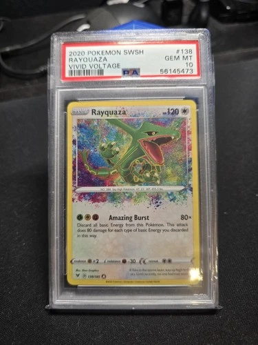 Rayquaza - 138/185 - Amazing Rare - Vivid Voltage  - Pokémon - PSA 10!
