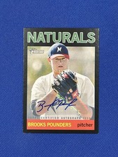 2013 Topps Heritage Real One Auto #ROA-BP Brooks Pounders /50 autograph