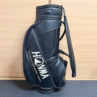 Honma 8.5-inch Black Retro cart bag golf carry caddy bag rare