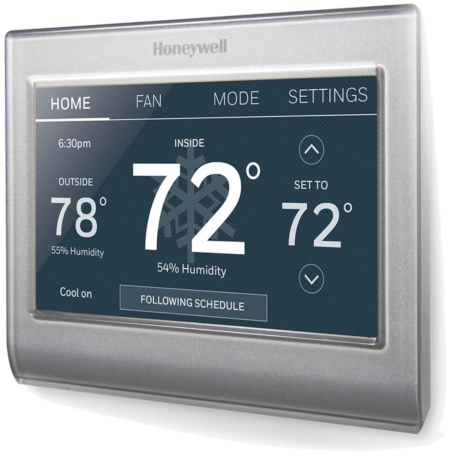 Customizable Color Touchscreen Thermostat - Alexa Compatible