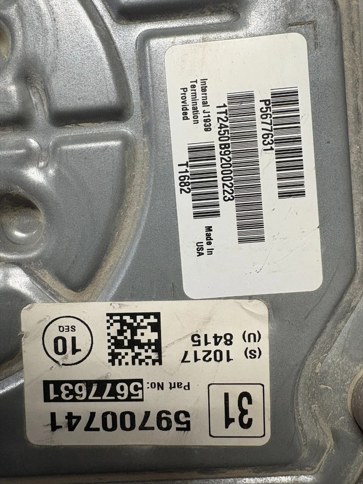RAM 2500 2022 6,7 L Cummins módulo de control electrónico ecm 5677631 OEM diésel Foto 3 de 3