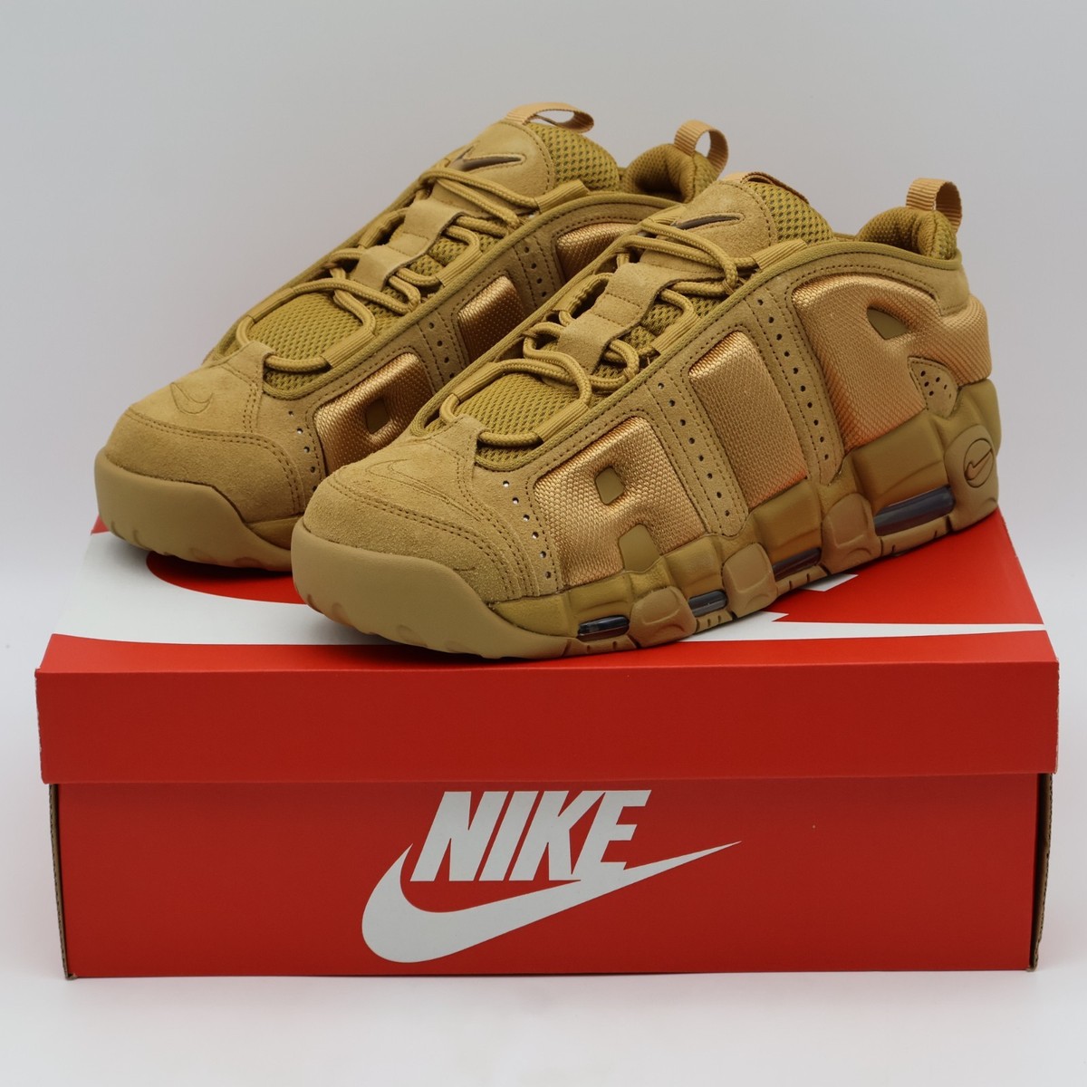 IM6649-700 Nike Air More Uptempo Low Wheat Flax (Men's) | eBay