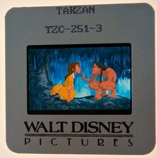 TARZAN DISNEY ANIMAZIONE DIAPOSITIVA ORIGINALE 35mm a colori A589