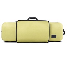 GEWA Violin Case, Bio-A, Oblong, 4/4-1/2,Lime, Pocket  Adjustable Neck Pad