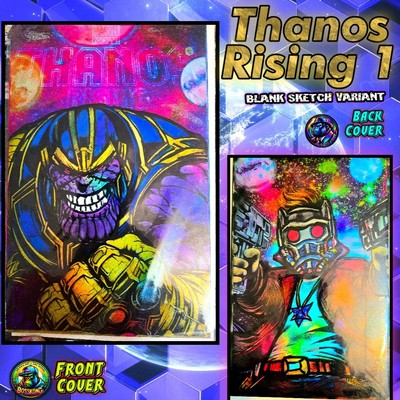 Thanos Rising 1 Silverback Graphix's BossKong Original Art Sketch Cover