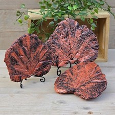 Deko Blätter aus Beton moderne Dekoration Handmade Wohnaccessoires Geschenkidee