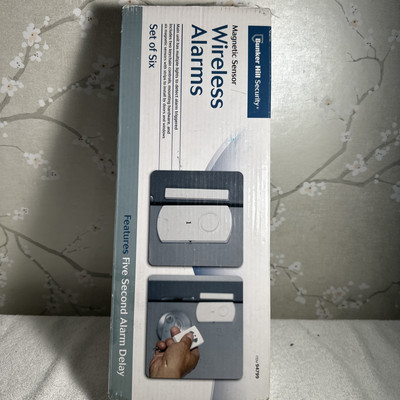 Bunker Hill Magnetic Sensor Wireless Alarms Set of 6 Sensors, New in Box