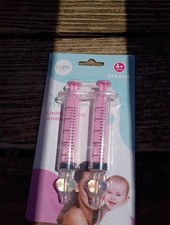 2PCS Silicone Baby Nasal Aspirator Syringe Set - Gentle Nose Cleaner for Kids