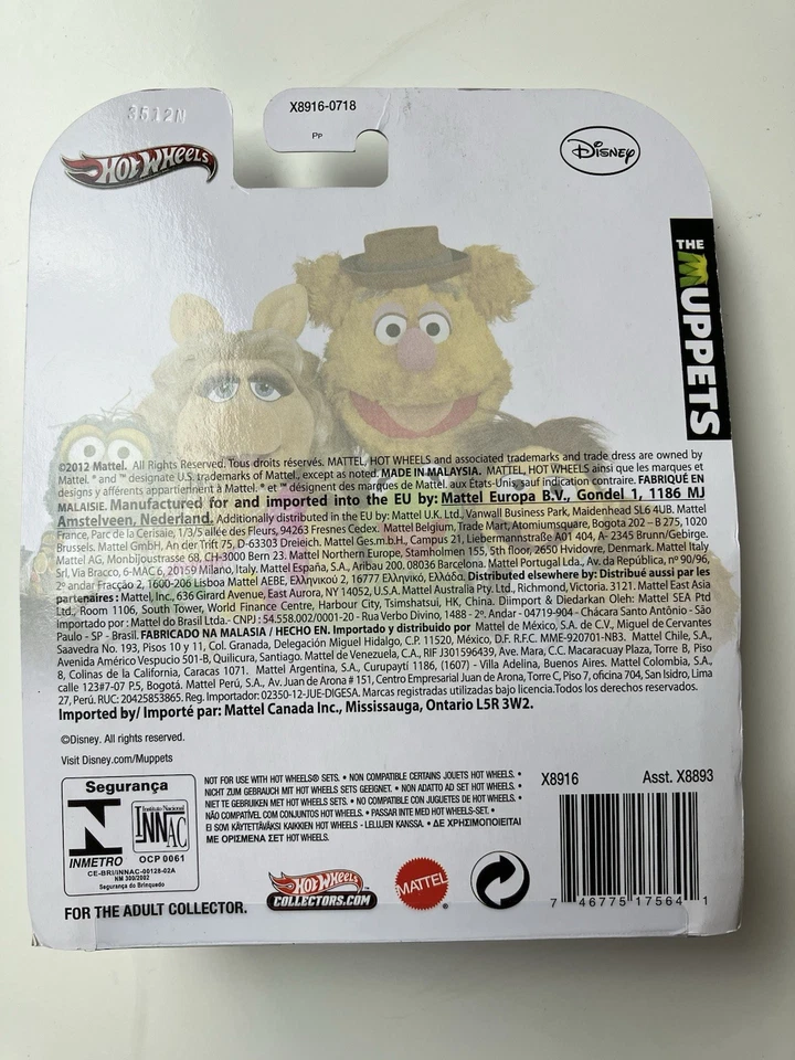 Hot Wheels The Muppets Schoolbus Diecast - Mattel 2012 - Immagine 4 di 4