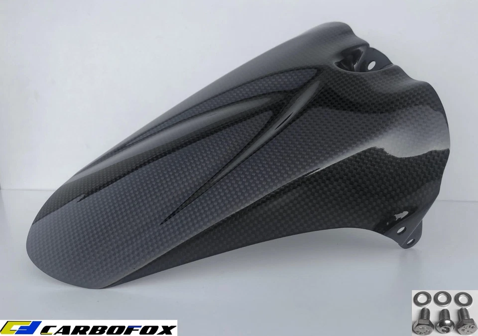 Garde Boue Arrière + Garde-Chaîne Carbone SUZUKI GSXR 1000 2007-2008 K7 K8 - Photo 2/4