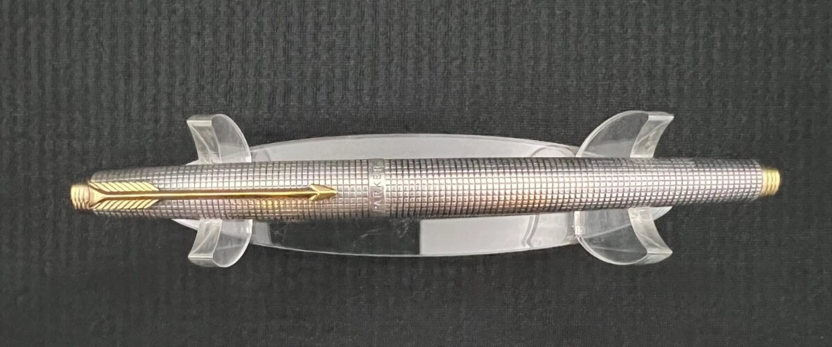 Parker Gold, 14K Nib Sterling Silver Collectible Fountain Pens for