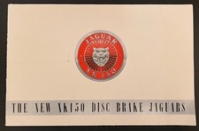 Original 1957 Jaguar The New Xk 150 With Disc Brakes Sales Brochure Original 1957 Jaguar The New Xk 150 With Disc Brakes Sales Brochure