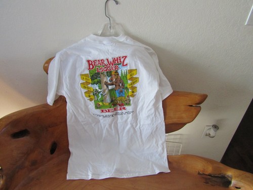 Bear Whiz Beer t shirt Logging theme - Picture 11 of 11