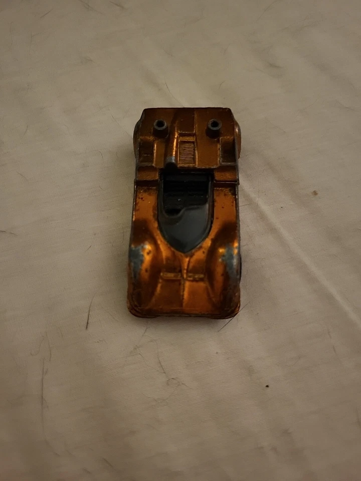 Vintage Hot Wheels Redline Chaparral 2G US 1969 Goldish Red NO SPOILER WING - Image 3 of 3