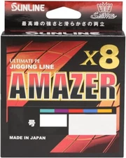 SUNLINE 8-ply ULT-PE line for jigging Saltimate Amazer x8 (Amazer) Multicolor