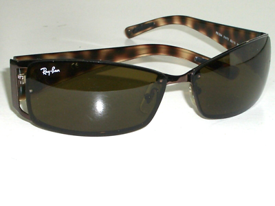 RAY BAN RB3394 014/73 62[]13mm OLIVE BROWN LENS SLEEK WRAP