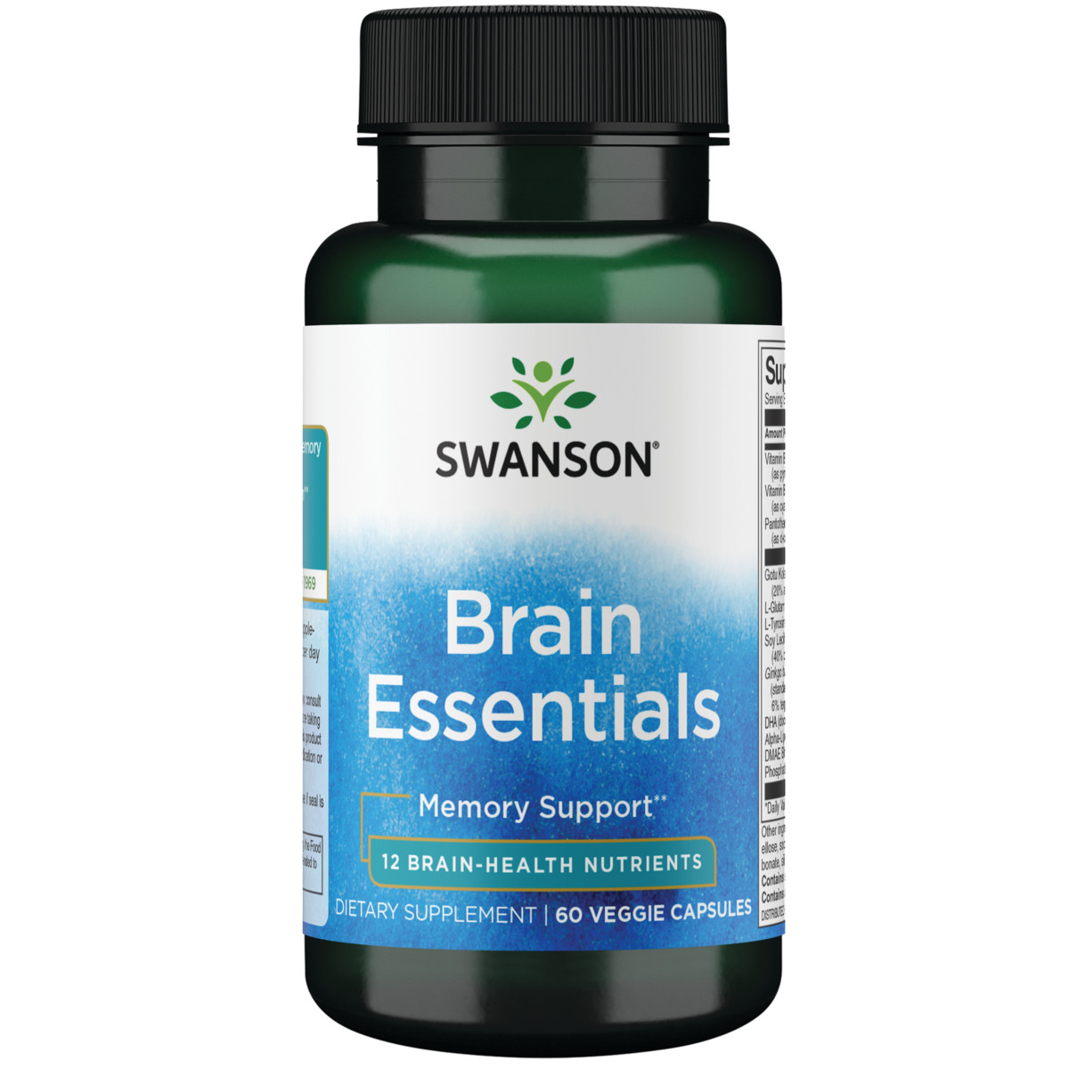 Swanson Brain Essentials 60 растительных капсул 2790₽