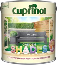 Cuprinol Garden Shades Paint Wood Furniture Shed Fence Protect 2.5L- Urban Slate