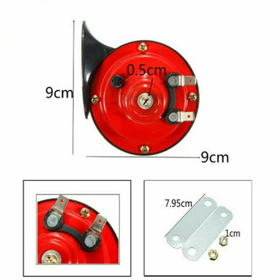 Universal 12V 300DB Super Train Horn Speaker For Truck SUV Car Boat Motorcycle - image 4 of 4