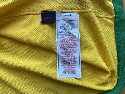 BRAZIL 2006 2008 HOME FOOTBALL SHIRT SOCCER JERSEY NIKE 103889 sz