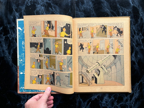 TINTIN - L'ETOILE MYSTERIEUSE - B1 - 1946 - papier épais - BE+ - Imagen 20 de 24