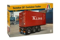 Italeri Lkw AnhäNger 20' Container Trailer 1:24 Model Kit Bausatz 510003887
