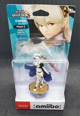 Corrin Player 2 Amiibo Super Smash Bros Fire Emblem Nintendo IN HAND NEW IN BOX