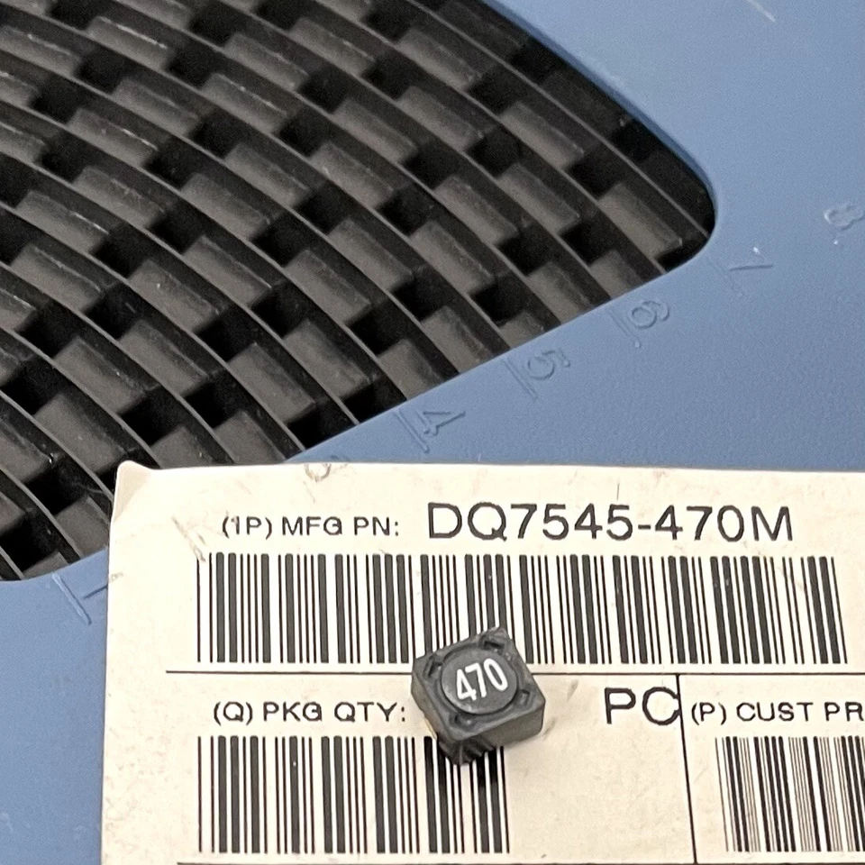 (PKG of 10) 47uH 0.88A SMD Fixed Inductor, COEV DQ7545-470M - Image 3 of 3