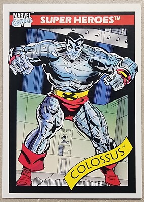 Colossus, Card #36, 1990 Marvel Universe Superheroes Series I, By Impel ...
