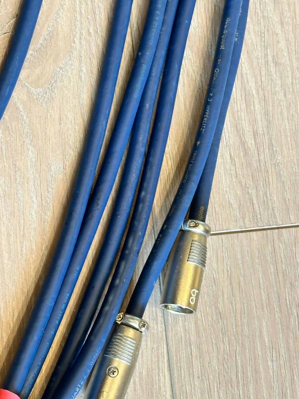 Audioquest Quartz x3 Hyperlitz Audiophile RCA Interconnects Works Great