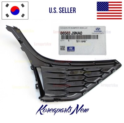 FRONT Bumper Blanking Cover Left DRIVER 86563J9NA0 ⭐OEM⭐ Kona N