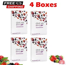 4 X GIVE ME Berry Plus Fiber Drink Detox Dietary Supplement Brighten Skin