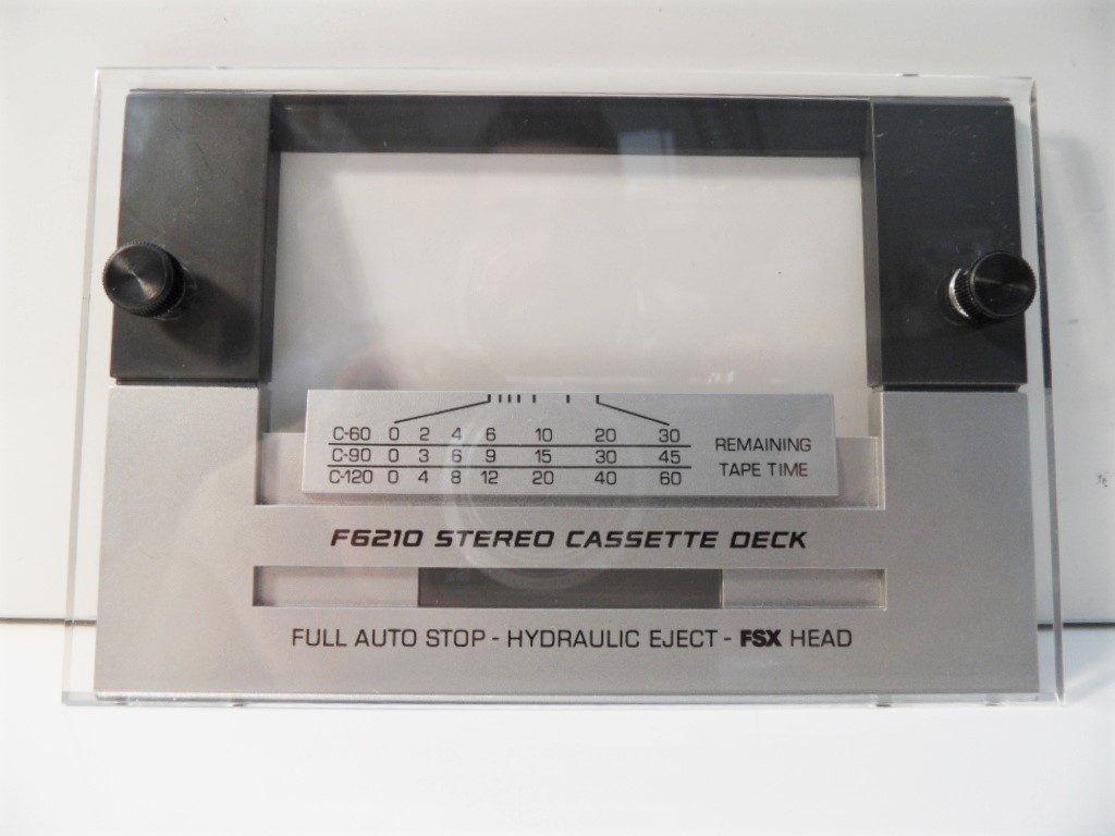 Plaque Façade Tiroir Plexi Pour Magnétophone Philips F6210 – Pièce Détachée Hifi